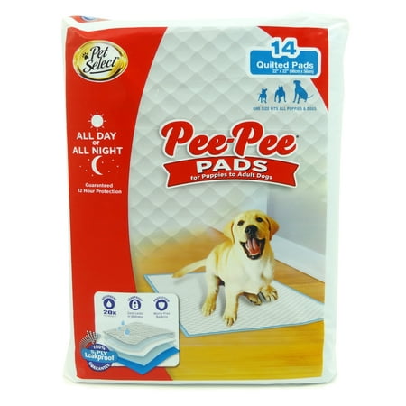 Four Paws Pet Select Pee Pee Pads for Dogs and Puppies 14 Count Standard 22" x 23"