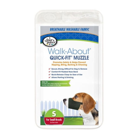 Four Paws Quick Fit Muzzle [Dog, Muzzles Wire & Nylon] Size 2 - Fits 5.5" Snout