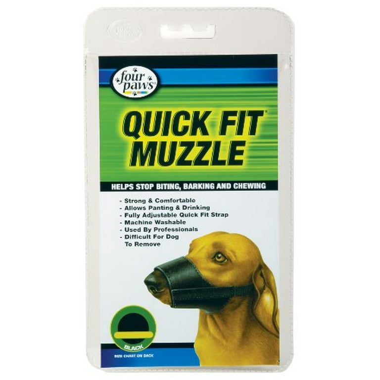 Four Paws Quick Fit Muzzle Size 4 Fits 8