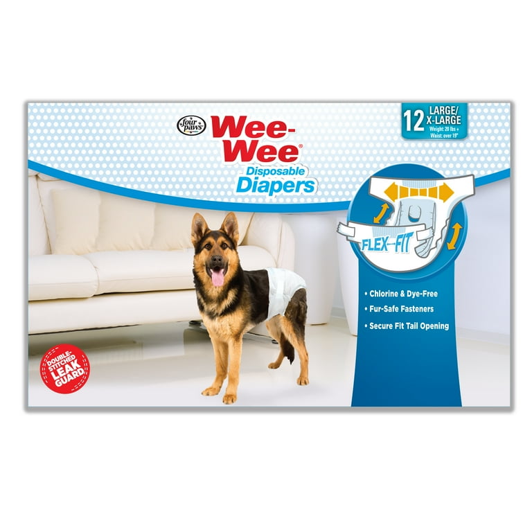 Four Paws Wee-Wee® Disposable Dog Diapers Four Paws Wee-Wee® Disposable Dog Diapers