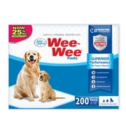 Four Paws Wee-Wee Superior Performance Dog Pee Pads 22" x 23" 200 Count