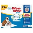 thumbnail image 1 of Four Paws Wee-Wee Odor Control Dog Training Pads with Febreze Freshness 22" x 23" Box (100 Count), 1 of 15