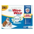 thumbnail image 1 of Four Paws Wee-Wee Odor Control Dog Training Pads with Febreze Freshness 22" x 23" (150 Count), 1 of 15