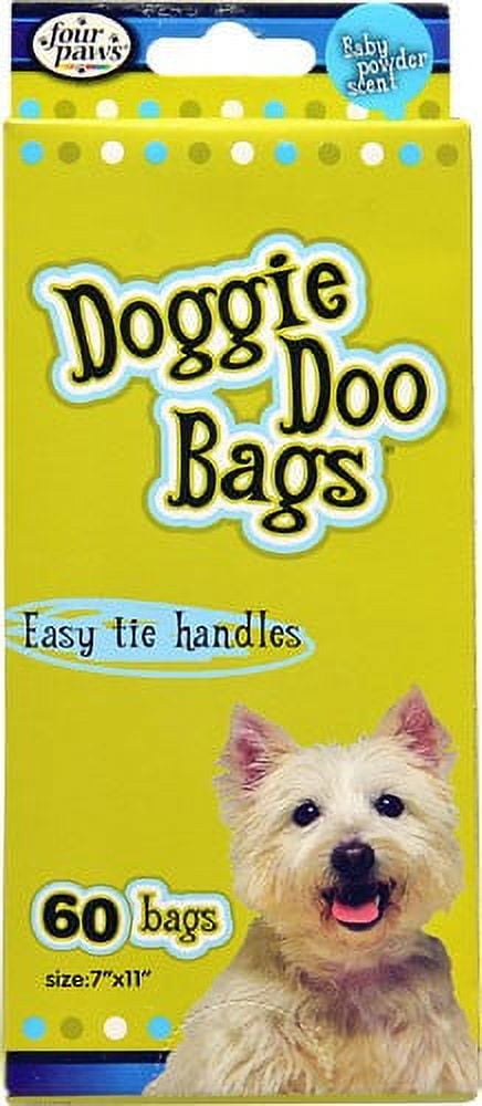 Four Paws Doggie Doo Waste Bags, 60 Count