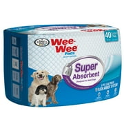 Four Paws Wee-Wee Super Absorbent Dog Training Pads, 40 Count