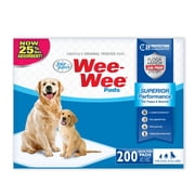Four Paws Wee-Wee Superior Performance Dog Pee Pads 22" x 23" 200 Count