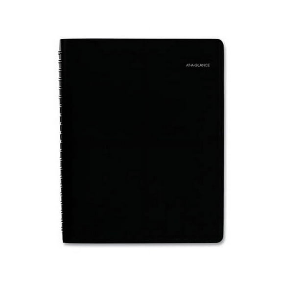 Four-Person Group Daily Appointment Book 11 x 8, Black, 2022