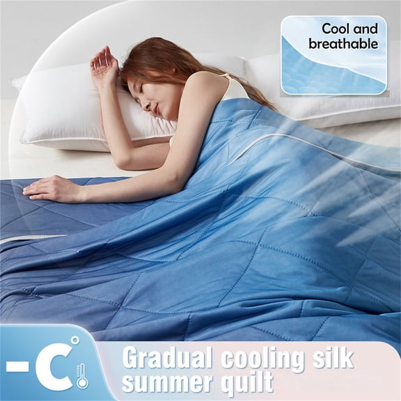 Four-Piece Bed Sheet Set,Cool Summer Quilt – Machine Washable Comfort For Singles & Couple