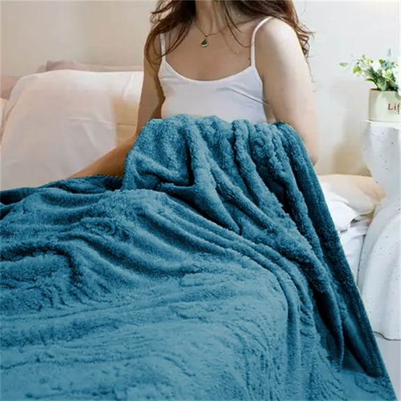 Four-Piece Bed Sheet Set,Multi Functional Flannel Blanket Tapestry Design Ideal For Naps & Couch