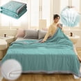 thumbnail image 1 of Four-Piece Bed Sheet Set,Soybean Fiber Cool Quilt / Washed Cotton Summer Cool Quilt / Japanese Style Children's Summer Conditioning Quilt, 1 of 9