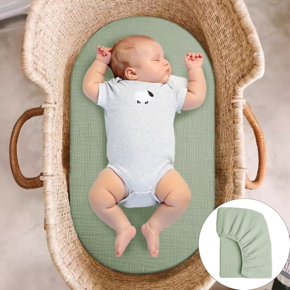 Four-Piece Set Four Pieces Beddings Baby Bed Sheet Green A