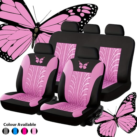 Four-Piece Universal Car Seat Cover, Embroidered Car Seat Protector, Car Interior Accessories, And Stylish Car Seat Cover