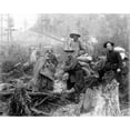 thumbnail image 1 of Four Prospectors Posed On Trail In Alaska During The Yukon Gold Rush In 1897. History (24 x 18), 1 of 2
