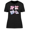 thumbnail image 1 of Four Purple Flowers Waterbrush Tee Women's -Image by Shutterstock, 1 of 2