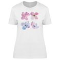 thumbnail image 1 of Four Purple Flowers Waterbrush Tee Women's -Image by Shutterstock, 1 of 2