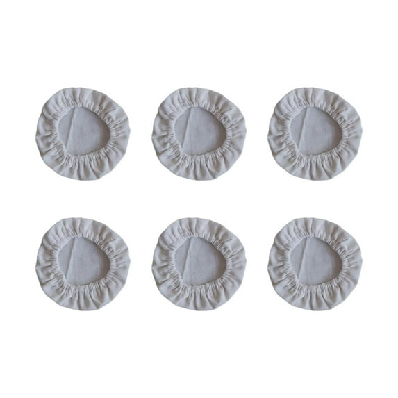 Four Reusable Organic Cotton Bowl Covers Untreated Stretchy Design Ideal For Small To Large Bowls Sized 5.5 To 8 Inches
