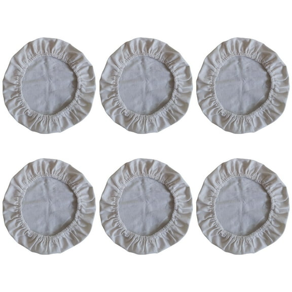 Four Reusable Organic Cotton Bowl Covers Untreated Stretchy Design Ideal For Small To Large Bowls Sized 5.5 To 8 Inches