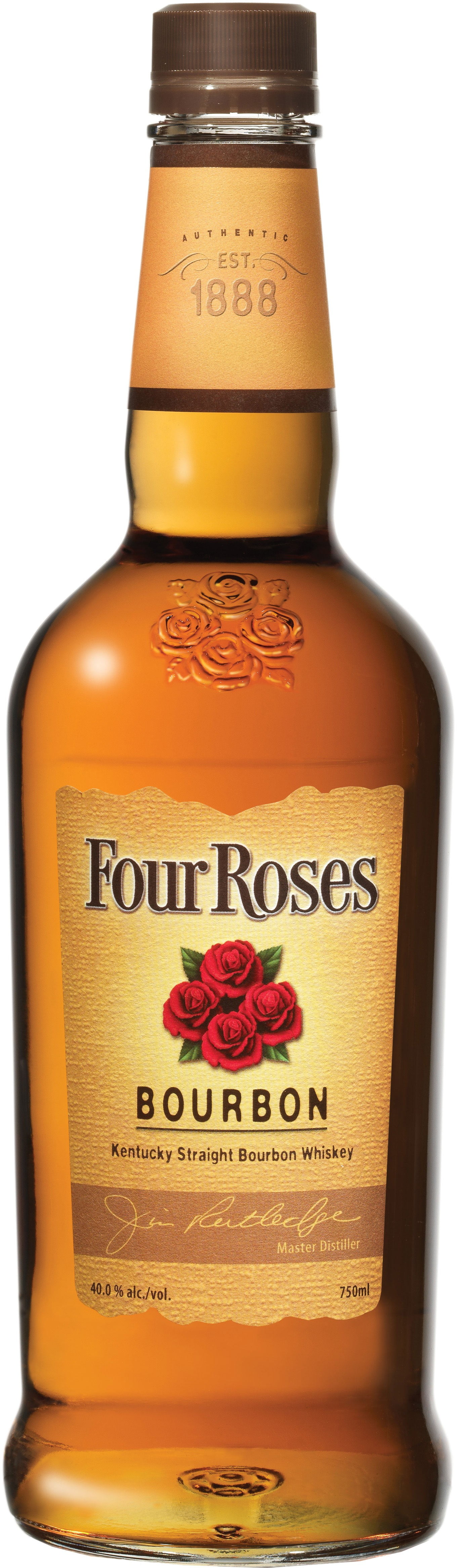 Four Roses Kentucky Straight Bourbon Whiskey, 1 - 750ml Glass
