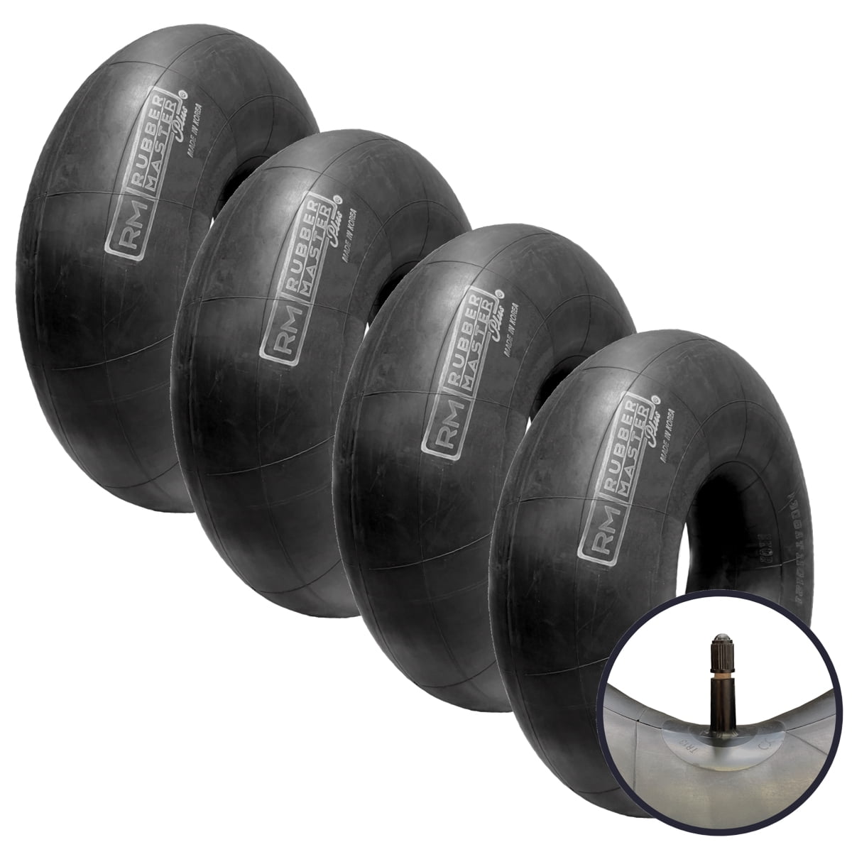 Four Rubber Master 18x7.50-8 18x8.50-8 Lawn Mower Tractor Tire Inner ...
