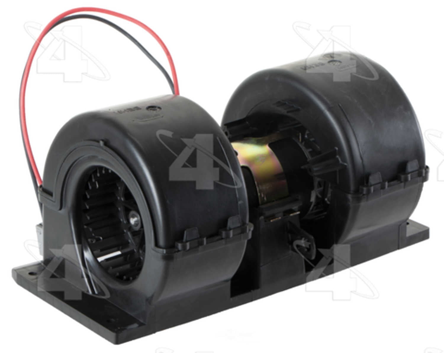 Four Seasons 35021 Double Shaft Vented CW Blower Motor w/ Wheel