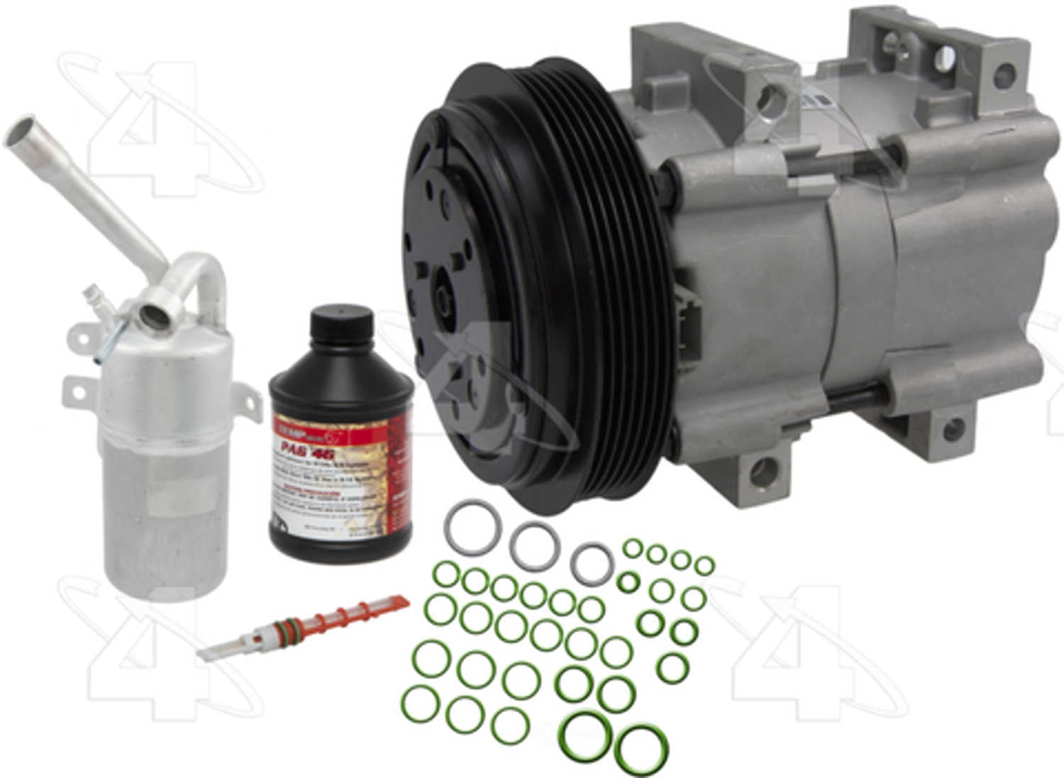 Four Seasons 3893NK Complete Air Conditioning Kit w/ New Compressor