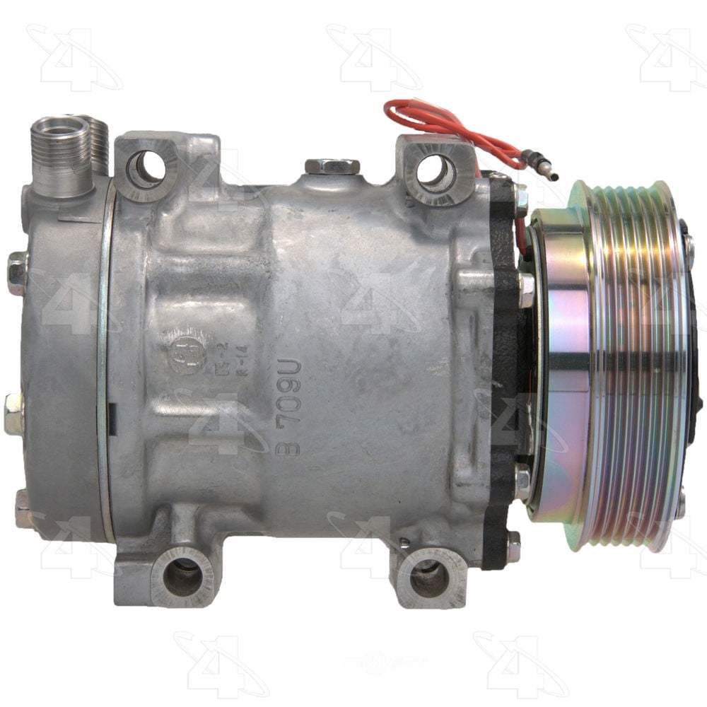 Compressor Fea Four Seasons 58581 Compressor with Clutch Fits select: 1988-1995 FORD ...