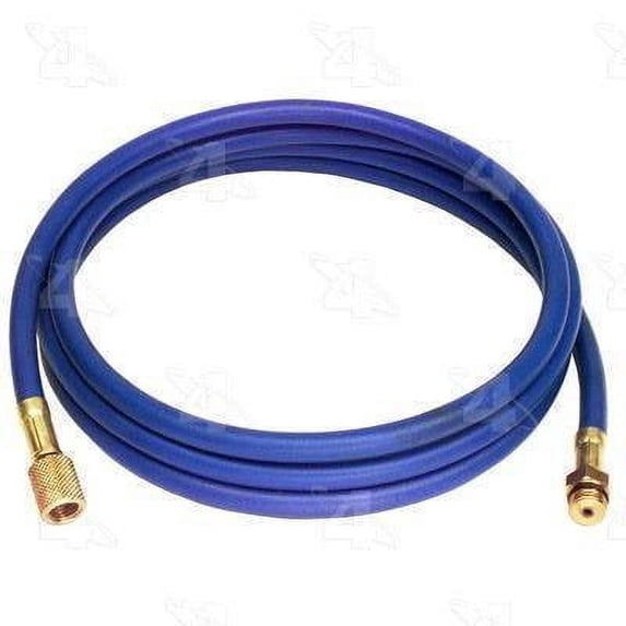 Four Seasons 69321 Blue 72" Manifold Gauge Service Hose with Anti-Blow Back