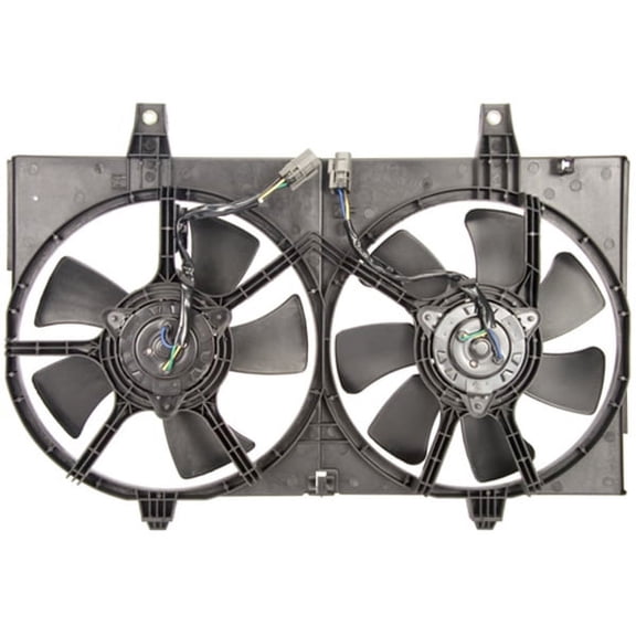 Four Seasons 75372 Radiator / Condenser Fan Motor Assembly For 02-04 I35 Maxima Fits select: 2002-2003 NISSAN MAXIMA, 2002-2004 INFINITI I35