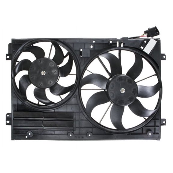 Four Seasons 76304 Radiator / Condenser Fan Motor Assembly Fits select: 2012-2015 VOLKSWAGEN PASSAT, 2009-2014 VOLKSWAGEN JETTA