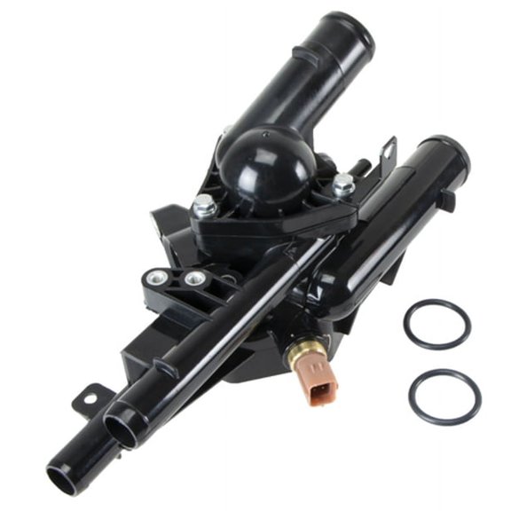 Four Seasons 86230 Outlet and Thermostat Housing Kit with Thermostat Fits select: 2011-2014 HYUNDAI SONATA, 2011-2015 KIA OPTIMA