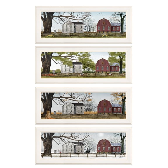 TrendyDecor4U Four Seasons Collection Ii 4-Piece Vignette Wall Art V274-226G