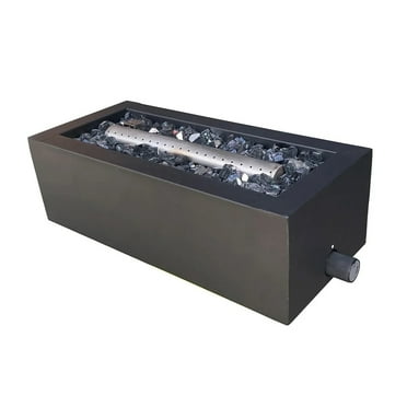Four Seasons Courtyard 10,000 BTU Gas Tabletop 14" Stainless Steel Fire Pit