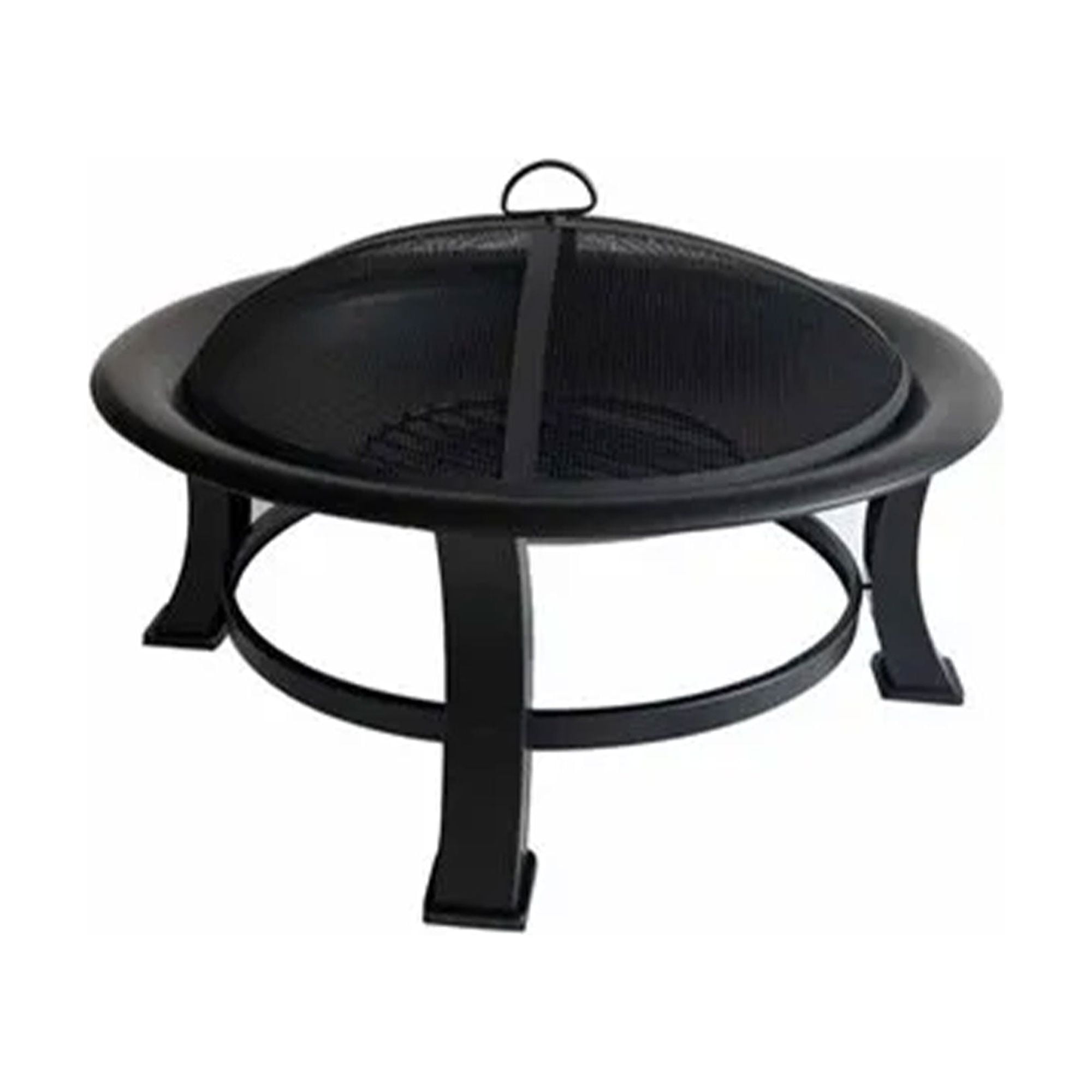 Four Seasons Courtyard 30 Inch Round Outdoor Wood Burning Fire Pit