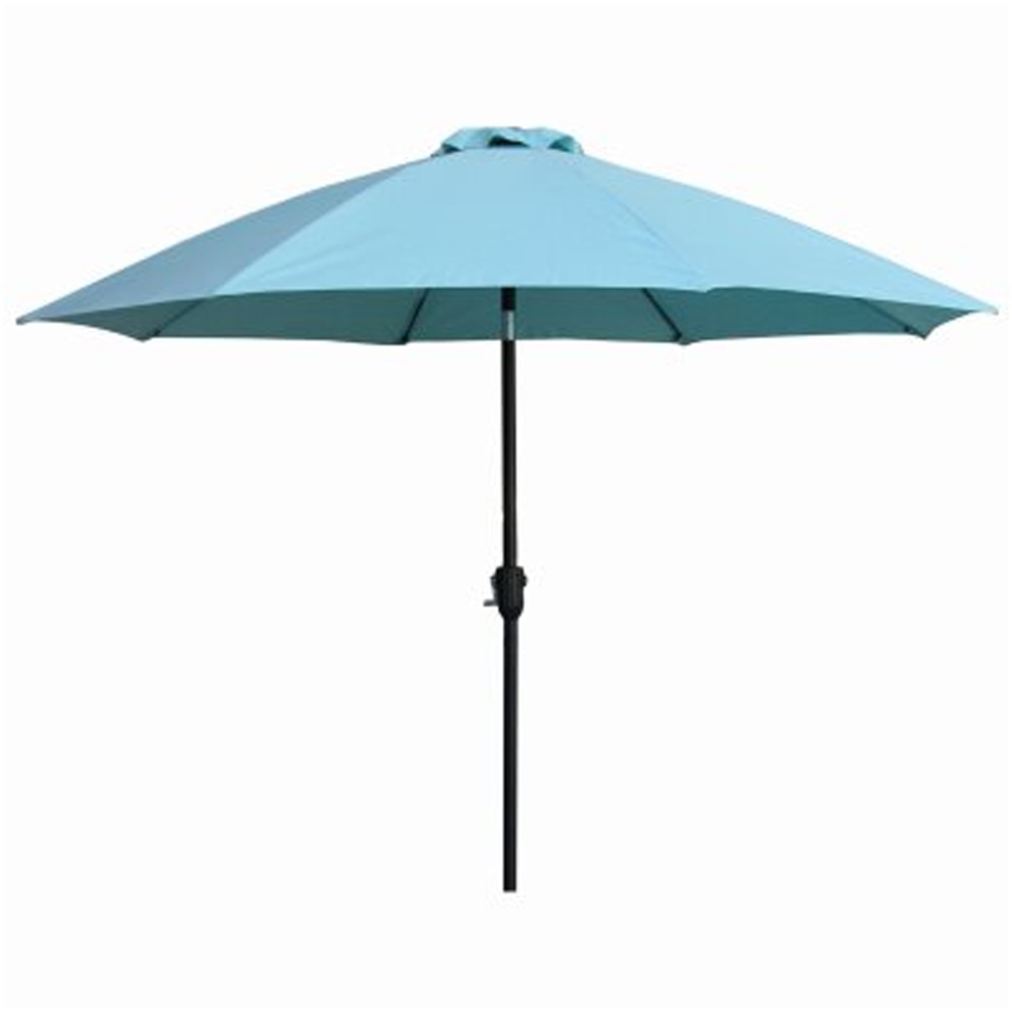 Four Seasons Courtyard 9 Foot Crank Lift Auto Tilt Patio Umbrella, Green