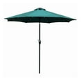 thumbnail image 1 of Four Seasons Courtyard 9’ Polyester LED Patio Umbrella & Steel Pole, Green, 1 of 8