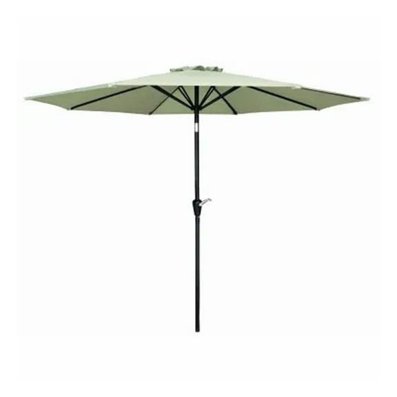 Four Seasons Courtyard 9' Polyester Patio Market Umbrella, Seafoam Green