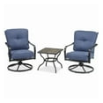 thumbnail image 1 of Four Seasons Courtyard Beaumont 3 Piece Deep Seating Chat Set, Gray/Brown, 1 of 7