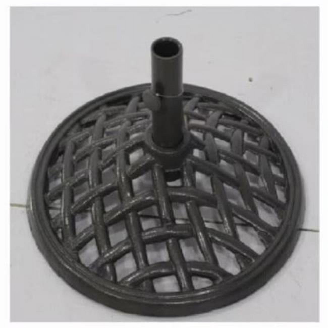 Norwalk 19-Inch Black Cast Iron Umbrella Base