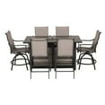 thumbnail image 1 of Four Seasons Courtyard Manhattan 6 Piece High Dining Chair Set, Gray, 1 of 7