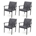thumbnail image 1 of Four Seasons Courtyard Norwalk Outdoor Patio Arm Chair Set, 4 Pack, 1 of 10