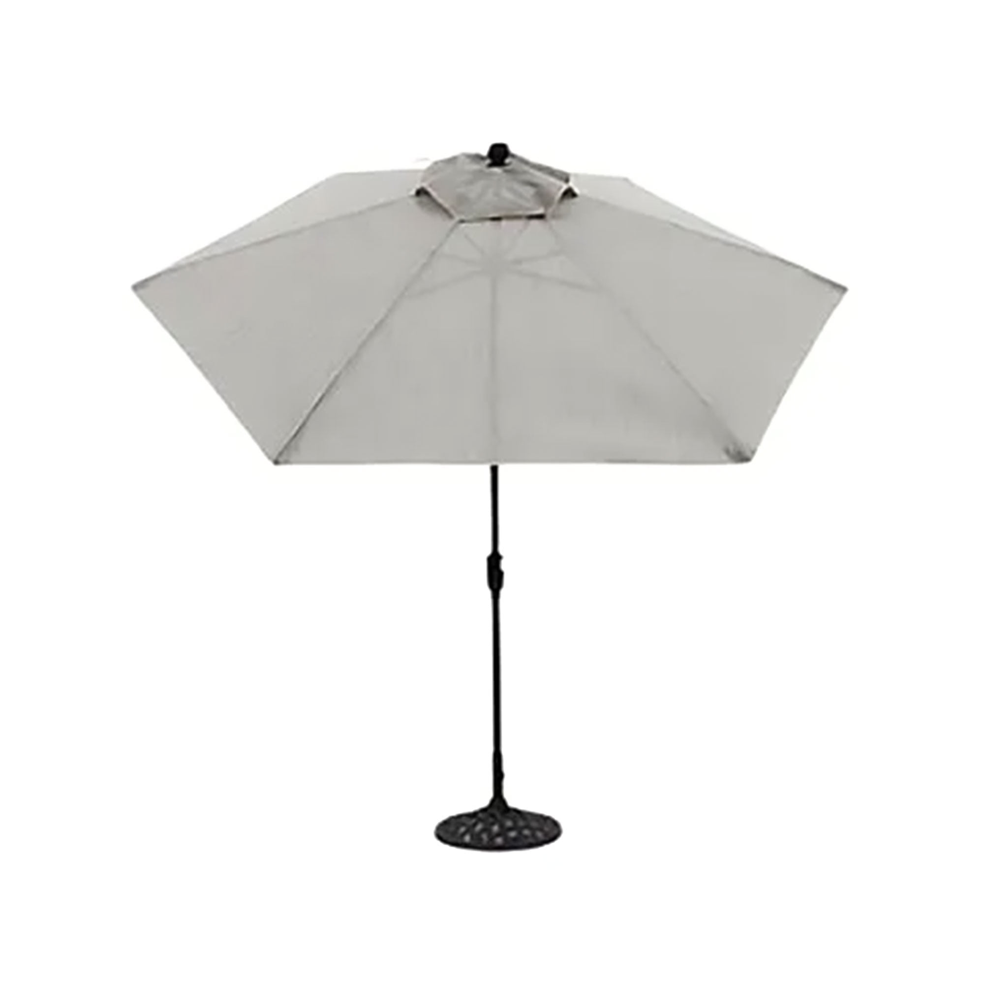 10 led patio offset umbrella Tangkula 10FT Solar Offset Umbrella Tilted Cantilever Hanging Umbrella with 112 LED Lights Patio Sun Shade with Crank Handle Navy