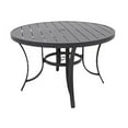 thumbnail image 1 of Four Seasons Courtyard Palermo Slat Top Dining Table with Umbrella Hole, 1 of 7