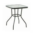 thumbnail image 1 of Four Seasons Courtyard Sunny Isles Tempered Glass Top Patio Dining Table, 1 of 7