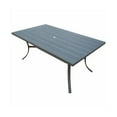 thumbnail image 1 of Four Seasons Courtyard Tuscany 72 x 39" Rectangular Aluminum Dining Table, 1 of 6