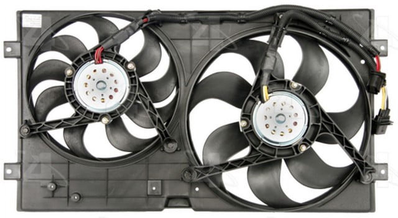 Vw Bug Radiator Four Seasons Dual Radiator and Condenser Fan Assembly P/N:75371 Fits ...