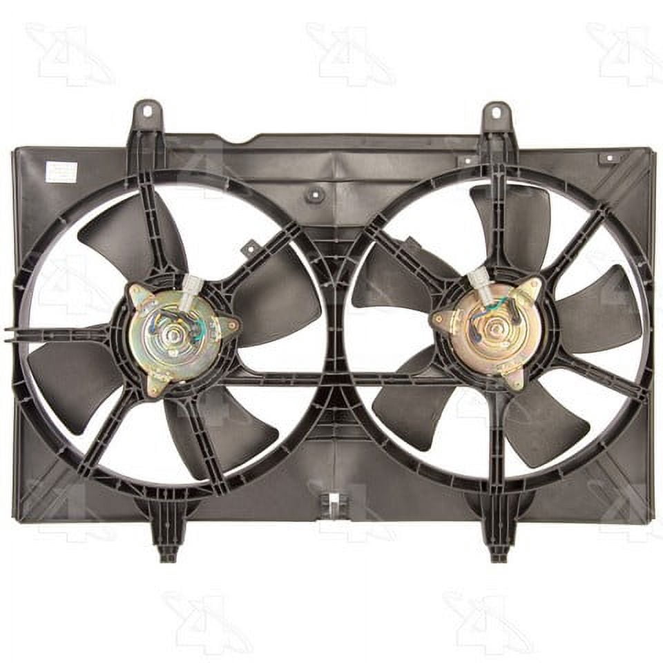 Four Seasons Dual Radiator and Condenser Fan Assembly P/N:75609 Fits select: 2004-2009 NISSAN QUEST