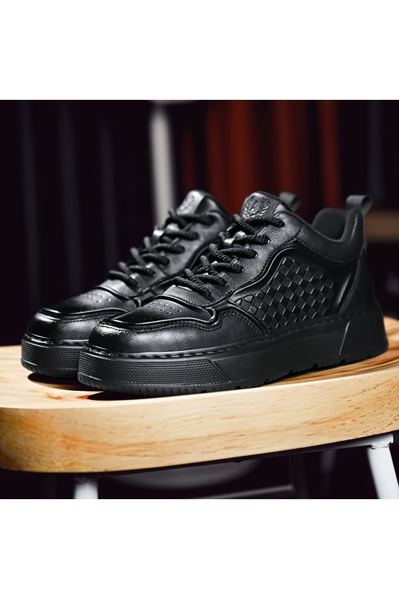 Four Seasons Men's Mid-Top -Lined Casual Shoes, Simple and Versatile Sneakers