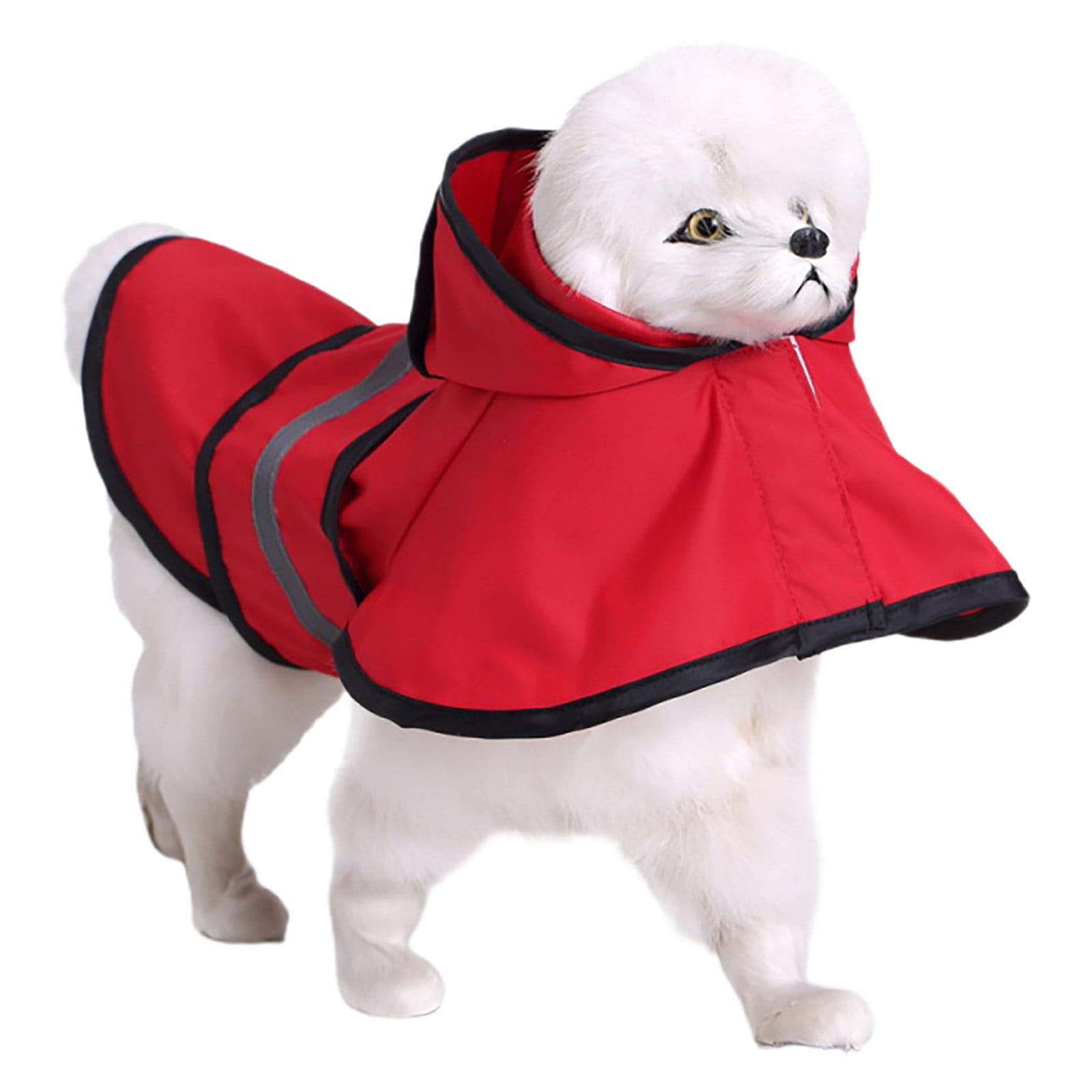 Four Seasons Pet Raincoat Large And Small Dogs Raincoat Reflective