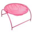 thumbnail image 1 of Four Seasons Round Hammock Breathable Sturdy Pet Furniutre Removable Pet Cot Pet Cat Chair Cat Hammock for Pet Sleeping Pink, 1 of 7