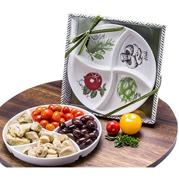 "Four Seasons" Serving / Dipping Platter